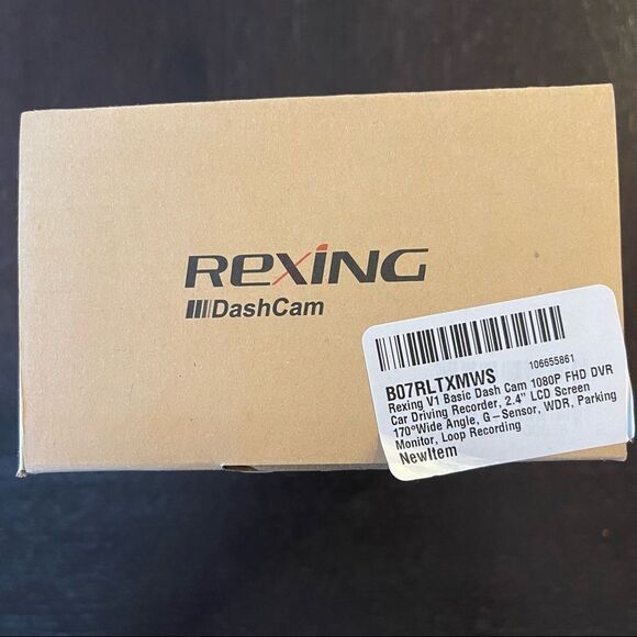 Rexing V1 Basic Dash Cam New In Box - Picture 4 of 4